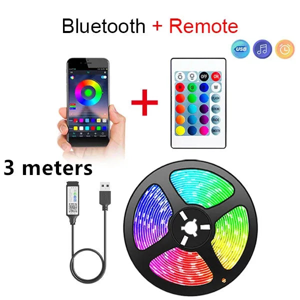شريط إضاءة LED بلوتوث ذكي