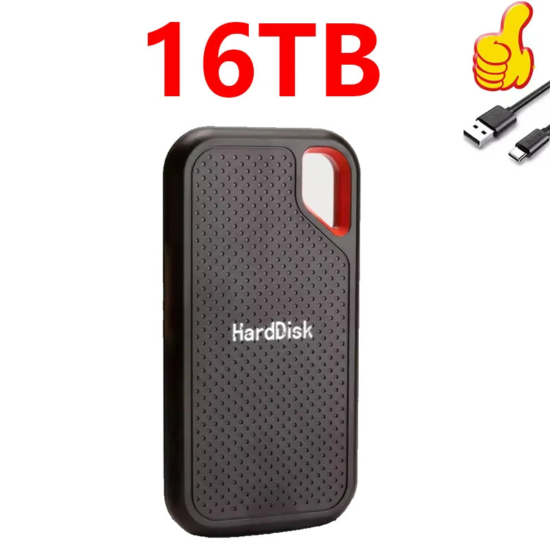 Portable External SSD Storage Drive — USB 3.1 for Laptop/PC/Phone