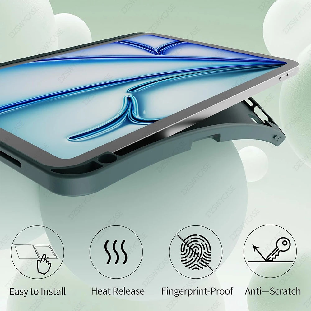 Smart Case for iPad Air 11" M4/M3/M2 — Trifold Stand with Pencil Holder