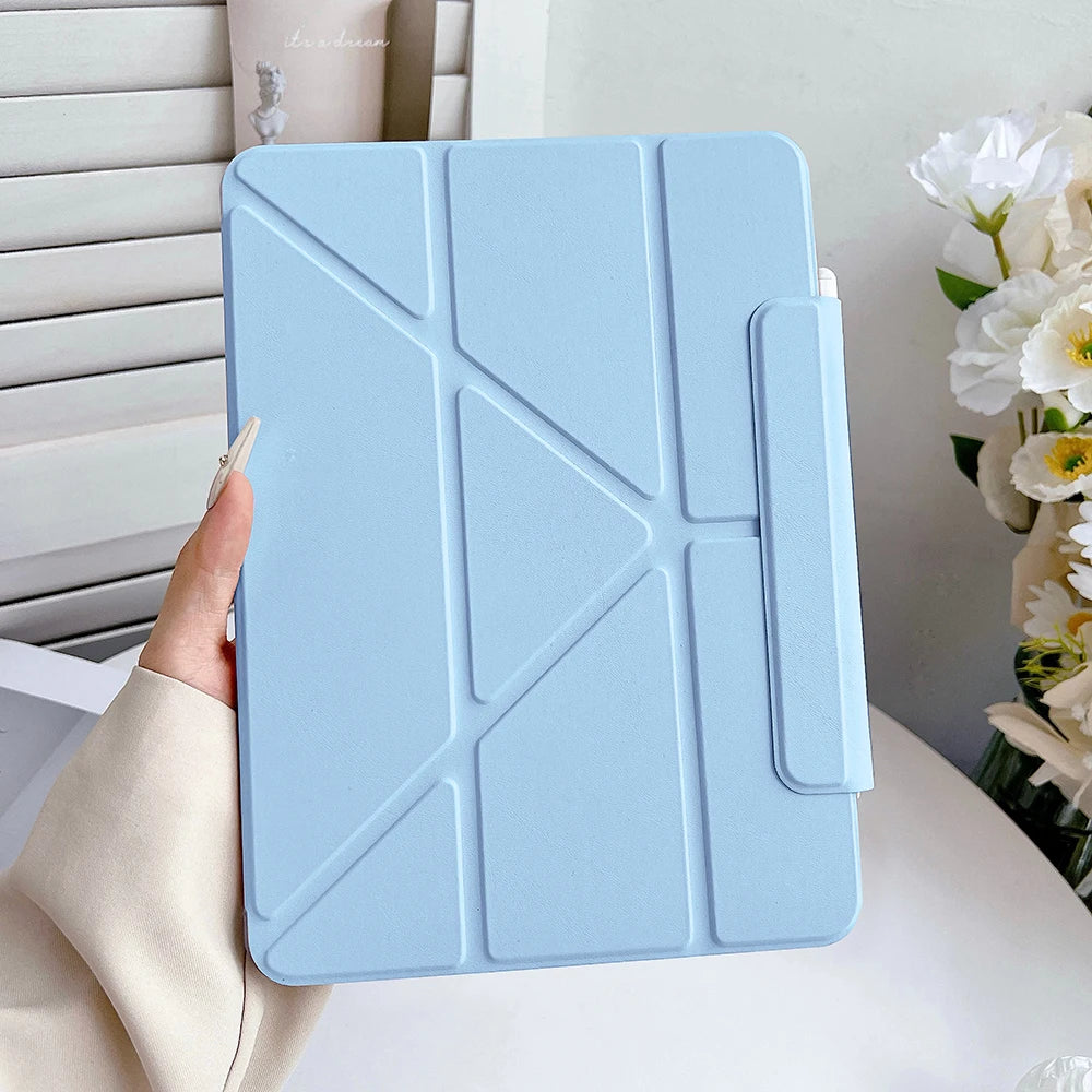 Smart Case for iPad A16 11th Gen 2025 — Air M2/M3, Pro 11, iPad 8th–10th