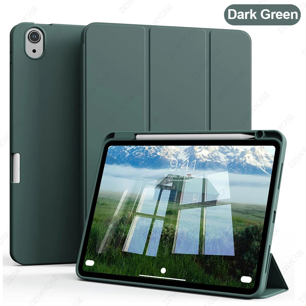 Smart Case for iPad Air 11" M4/M3/M2 — Trifold Stand with Pencil Holder