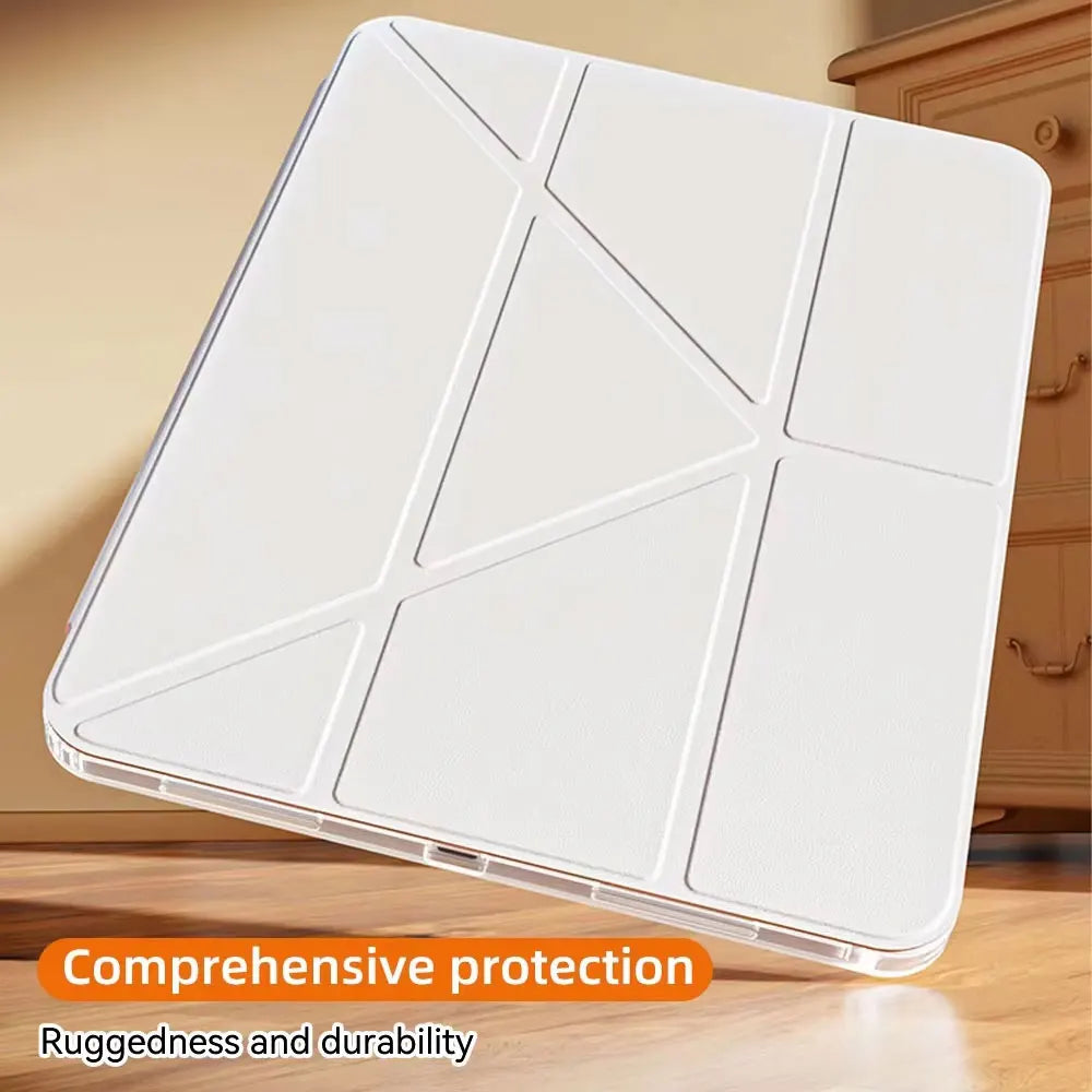 Clear Transparent Case for iPad Pro, Air, Mini — Auto Sleep/Wake, 360° Protection