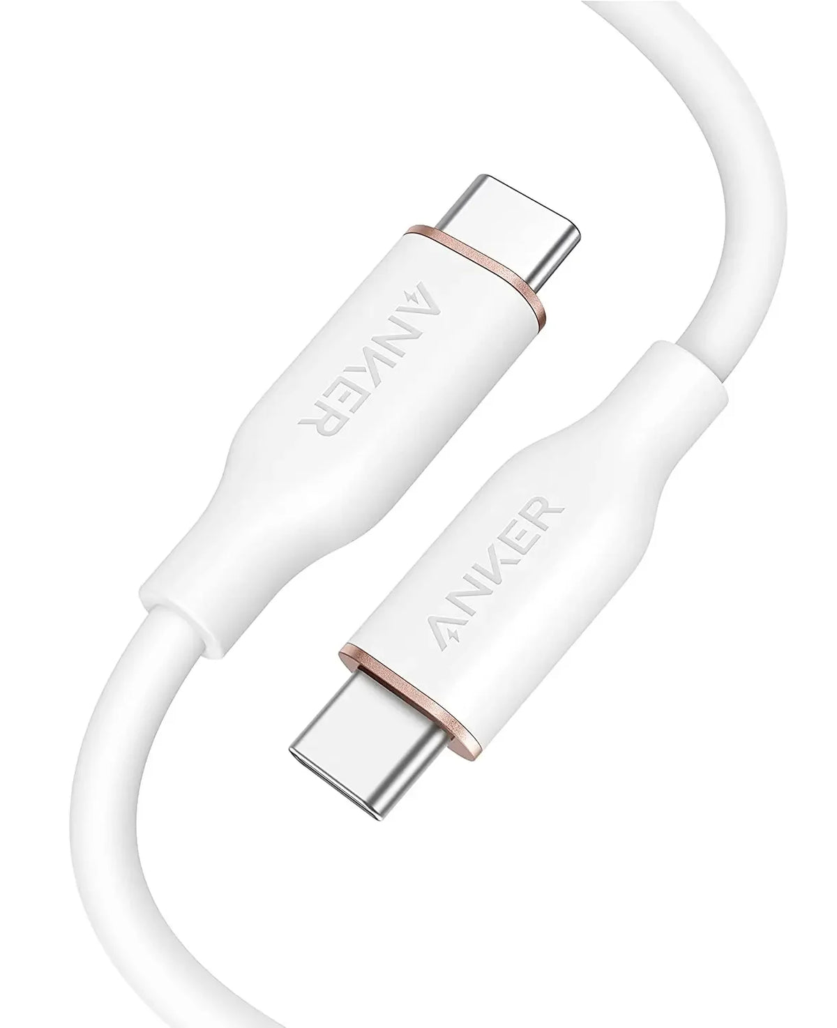 Anker 643 PowerLine III Flow USB C to USB C Cable 100W Fast Charging Silica Gel Cord 3ft 6ft Multiple Lengths