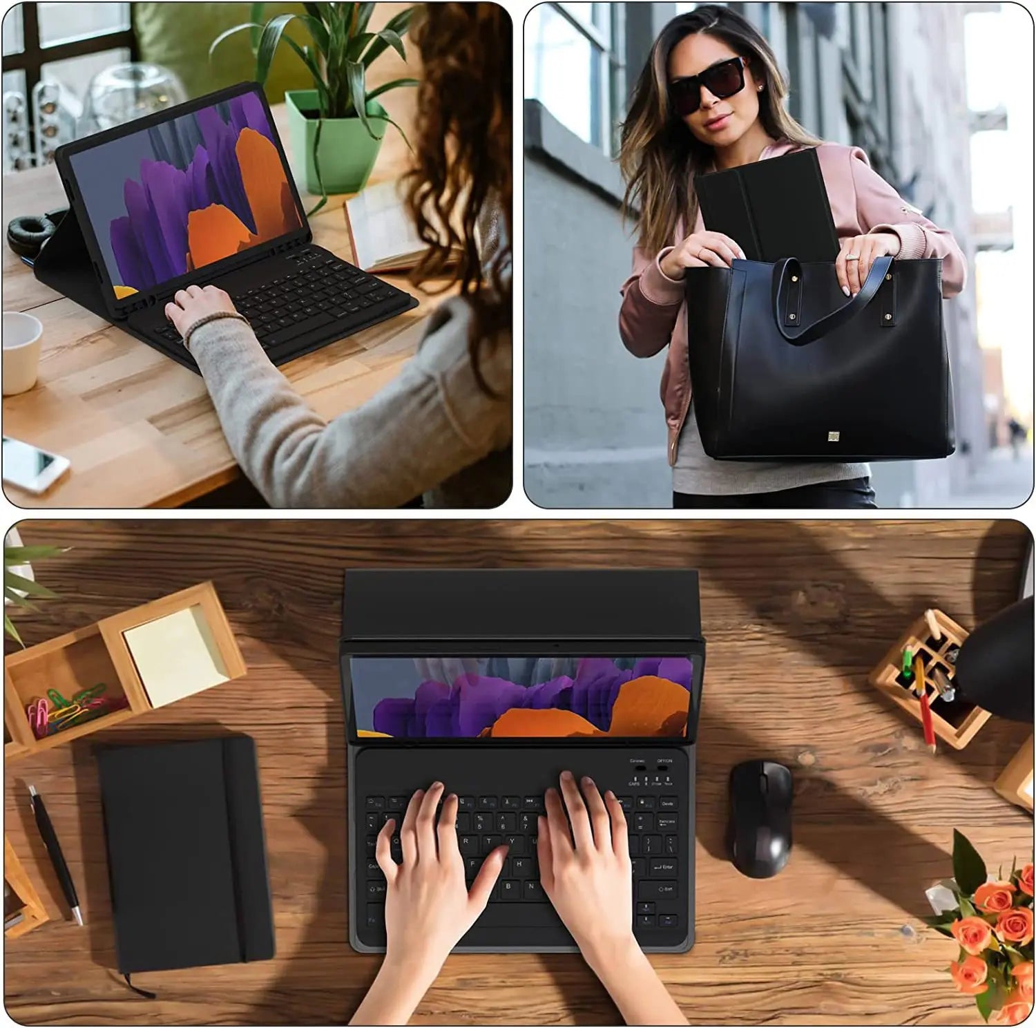 Magnetic Keyboard Case for iPad Air 4/5, iPad Pro 11"/12.9", iPad 10th Gen