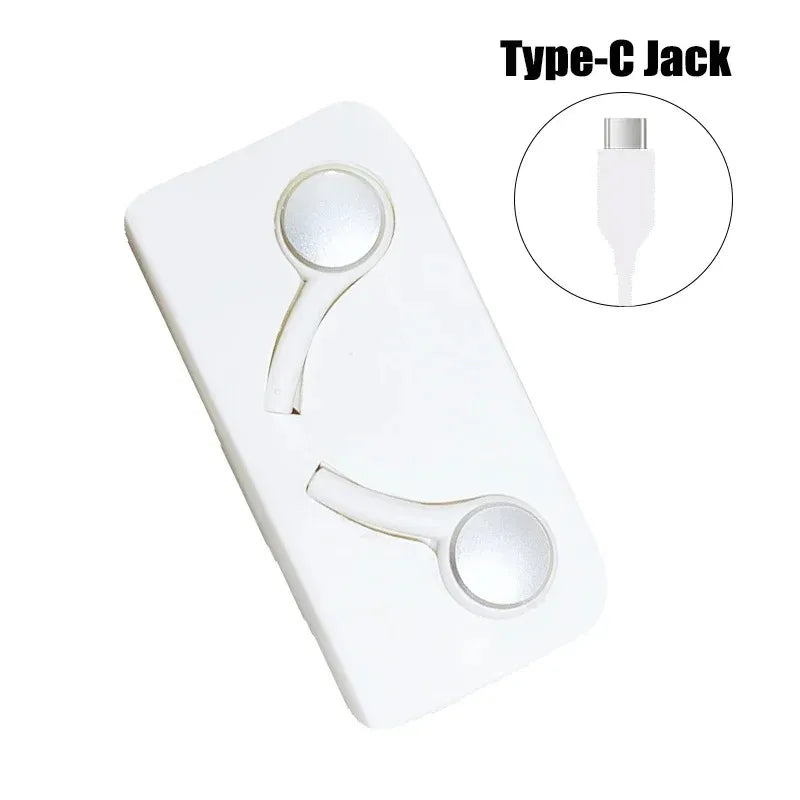 Wired Earphones for Samsung Galaxy S & A Series — 3.5mm & USB-C In-Ear Headset with Mic