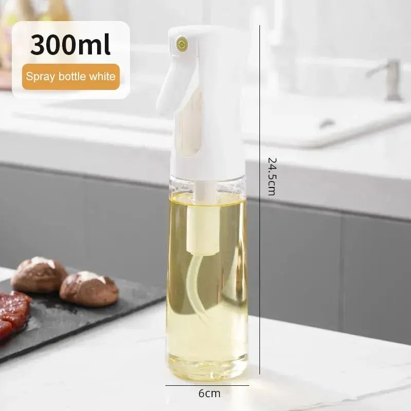Kitchen Oil Spray Bottle for Cooking & Air Fryer — Refillable Mist Sprayer for Olive Oil & Sauces
