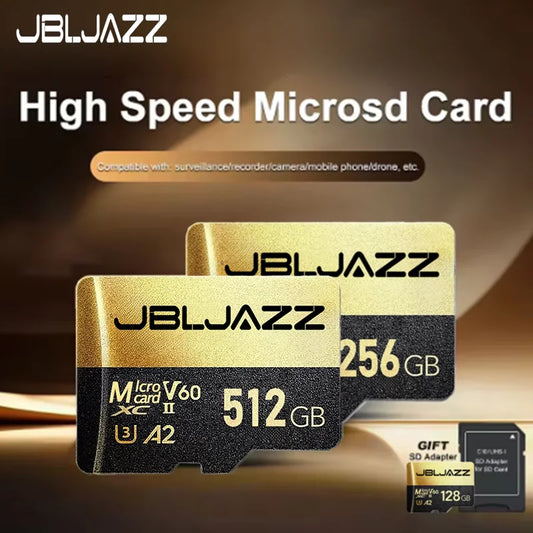 Micro SD Card 1TB Class 10 High Speed — Ultra-HD A2 TF Flash Card for Xiaomi, Camera, Phone & Drone