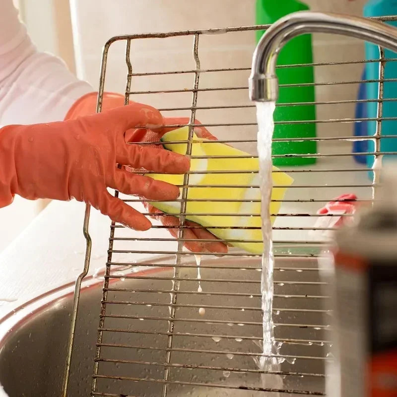 Kitchen Dishwashing Scouring Sponge Pack — Heavy-Duty Scrub Pads for Pots, Pans & Dishes