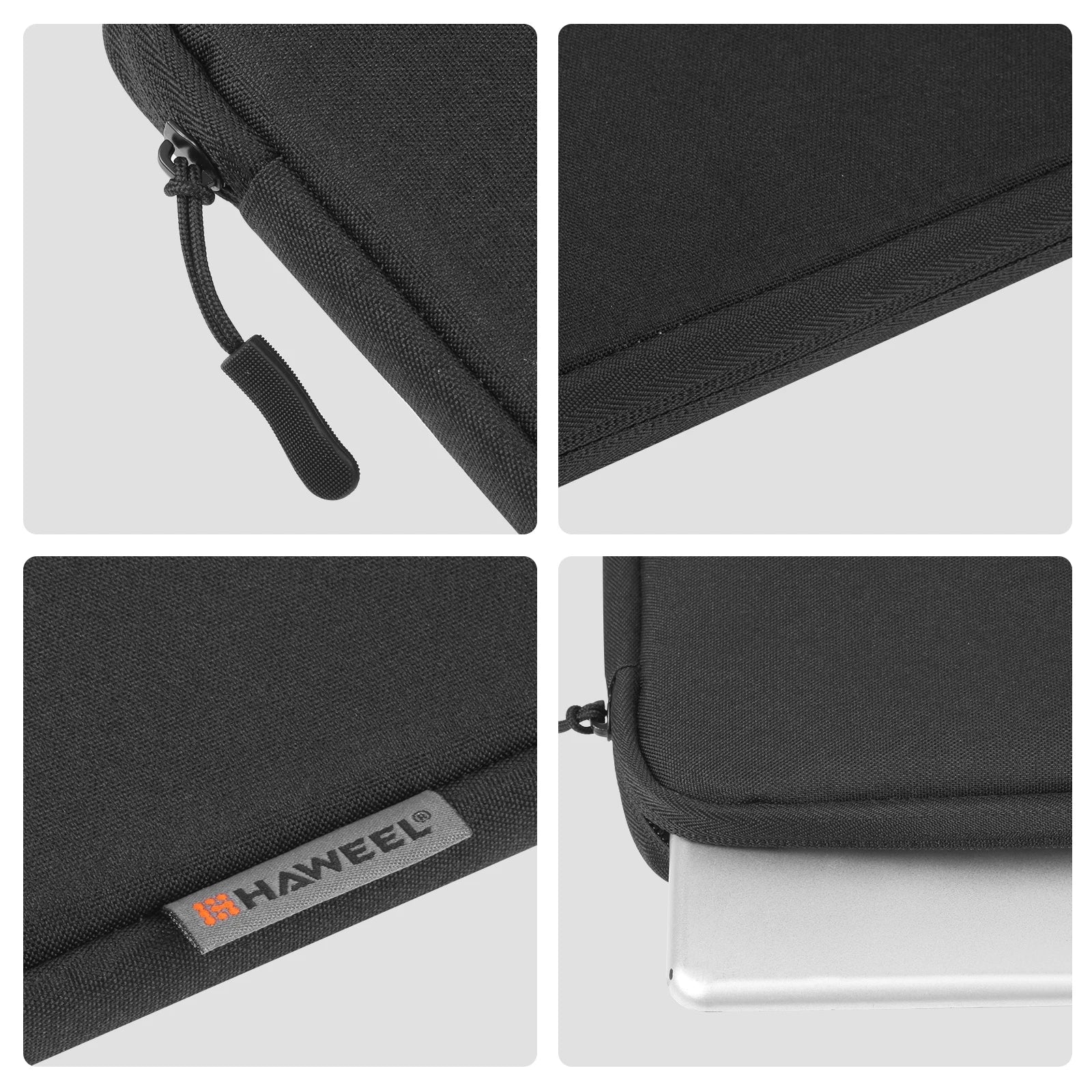 HAWEEL 11" Tablet Sleeve Case — Zipper Briefcase Bag for 9.7"–11" Tablets & iPad