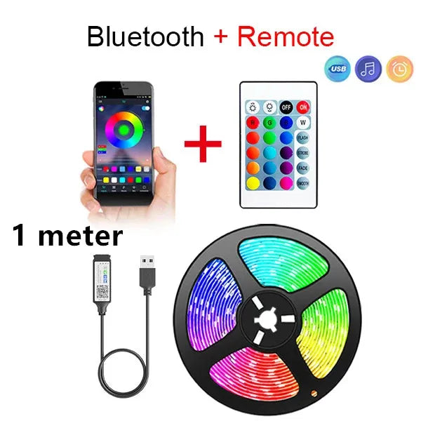 شريط إضاءة LED بلوتوث ذكي