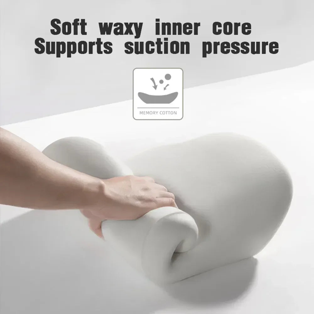 Memory Foam Car Headrest & Lumbar Support Set — Ergonomic Neck & Back Cushion for All Car Seats