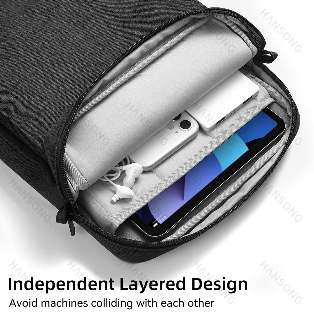 Tablet Shoulder Sleeve Bag — iPad Air/Pro 12.9", iPad Air 10.9", Galaxy Tab A 10"