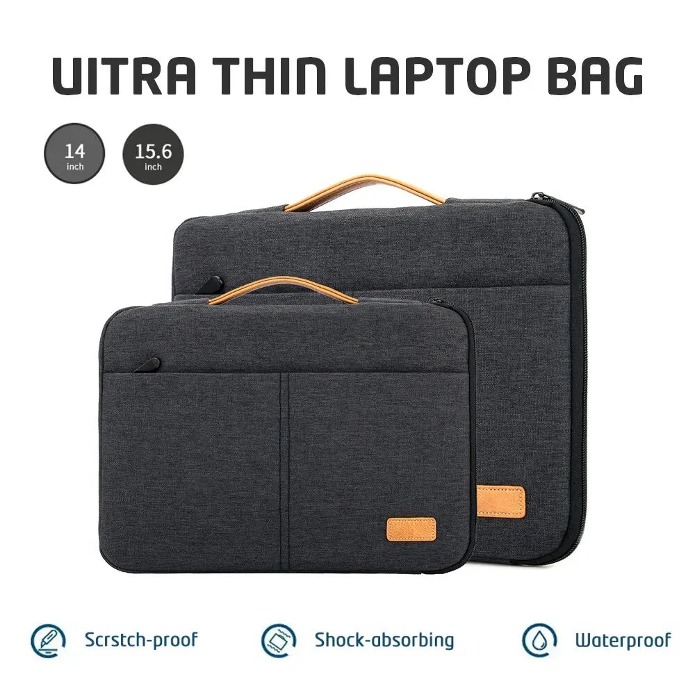 Slim Laptop Sleeve for MacBook Pro M1/M2/M3 Max — 13.3" to 15.6" Carrying Bag