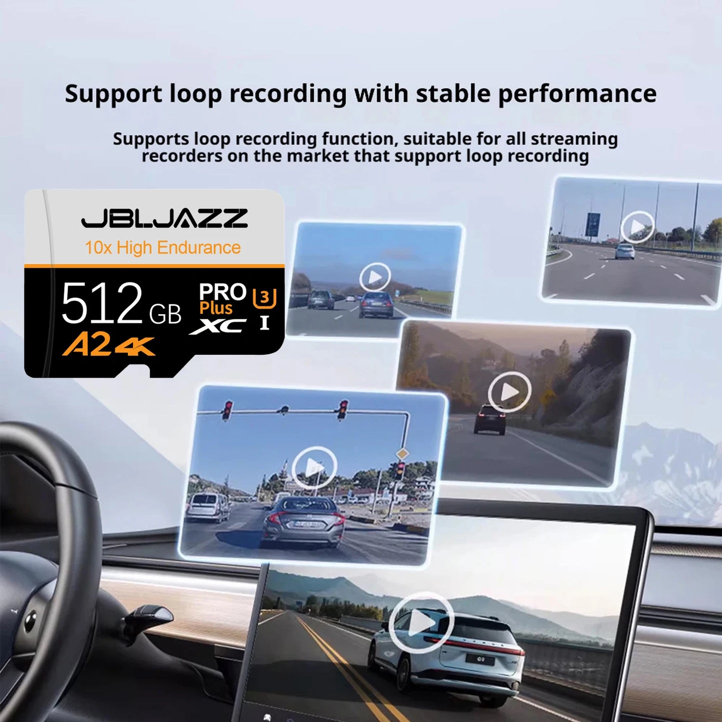 Micro TF SD Card High Speed Cartao De Memoria 512GB 256GB 128GB 64GB Class 10 U3 V30 TF Flash Cards For Phone Camera Drone