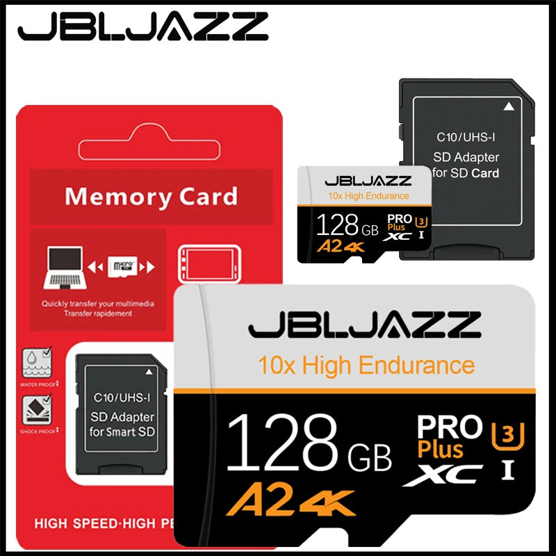 Micro TF SD Card High Speed Cartao De Memoria 512GB 256GB 128GB 64GB Class 10 U3 V30 TF Flash Cards For Phone Camera Drone