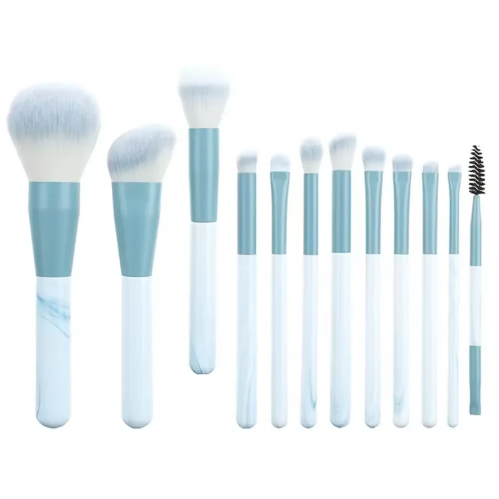 Makeup Brush Set with Bag — 5 to 14 Pieces Professional Foundation, Contour & Blending Brushes