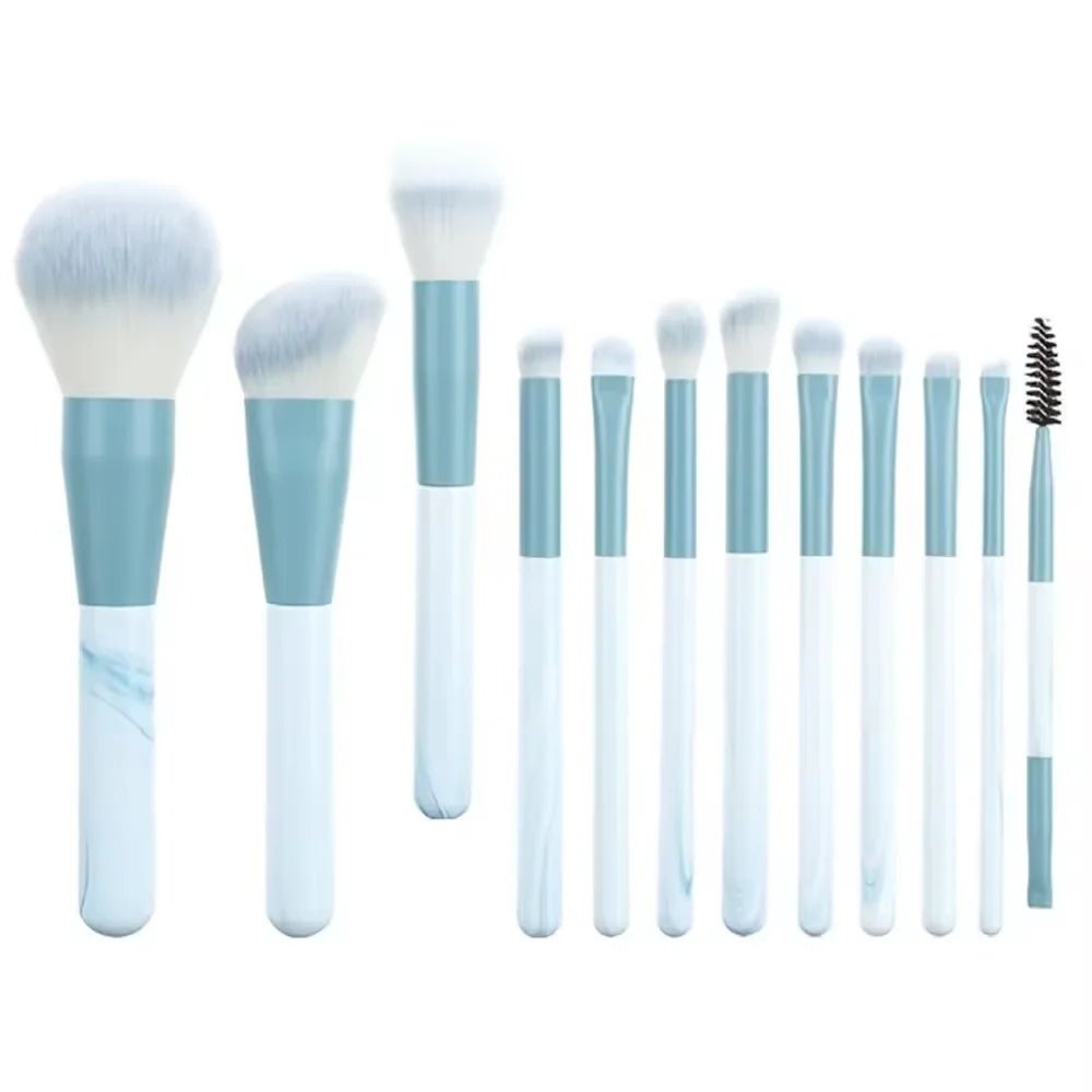 Makeup Brush Set with Bag — 5 to 14 Pieces Professional Foundation, Contour & Blending Brushes