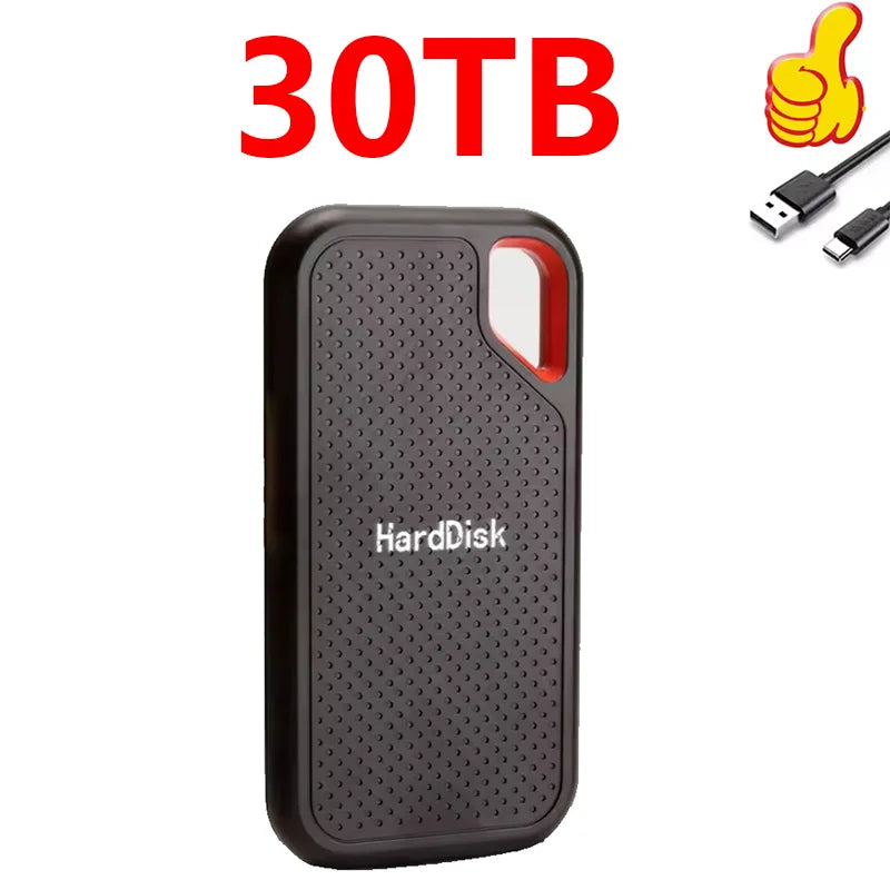 Portable External SSD Storage Drive — USB 3.1 for Laptop/PC/Phone
