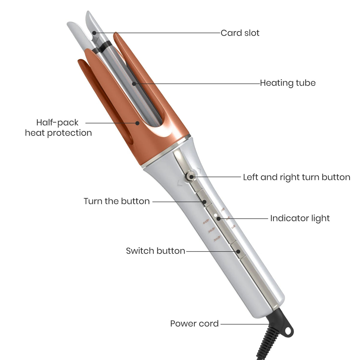 Auto Rotating Ceramic Hair Curler — Negative Ion - Quick ShopBeauty & Personal Care