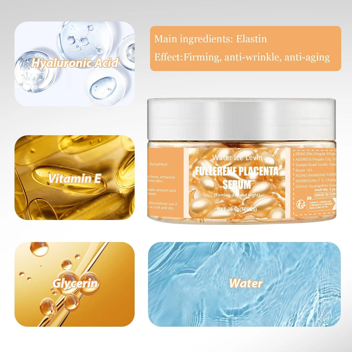 Collagen Face Care Capsules — 50 Pieces - Quick ShopBeauty & Personal Care