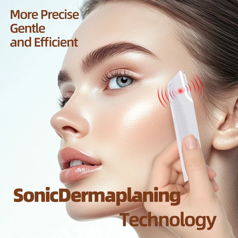 Electric Sonic Dermaplaning Facial Razor with LED - Quick ShopBeauty & Personal Care