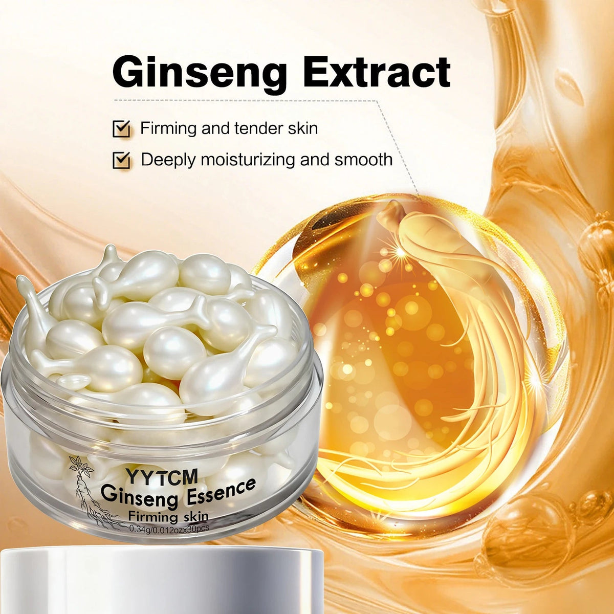 Ginseng Firming Essence Serum Capsules - Quick ShopBeauty & Personal Care
