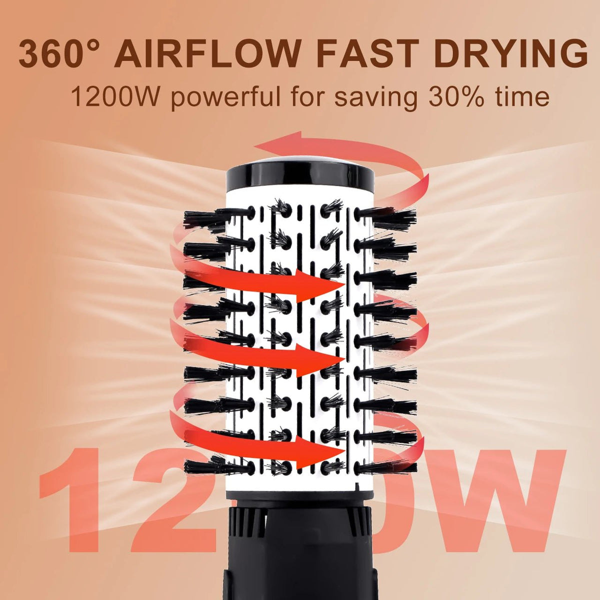 Hatteker 4-Head Hot Air Styling Brush - Quick ShopBeauty & Personal Care