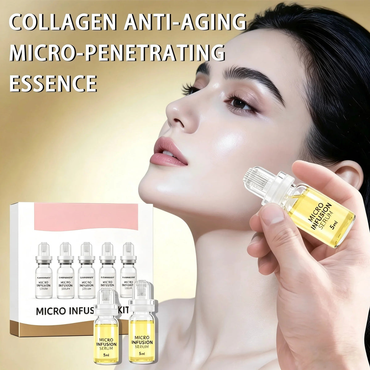 Korean Micro Molecule Anti-Aging Serum Kit - Quick ShopBeauty & Personal Care