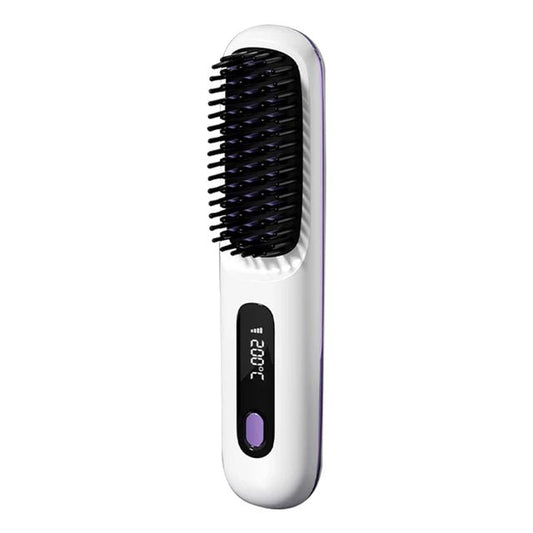 LCD Wireless Hair Straightening Comb - Quick ShopBeauty & Personal Care