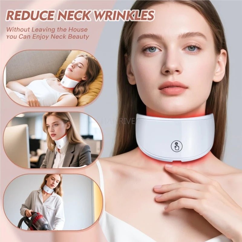 LED Photon Neck Lift Mask — Anti-Wrinkle - Quick ShopBeauty & Personal Care