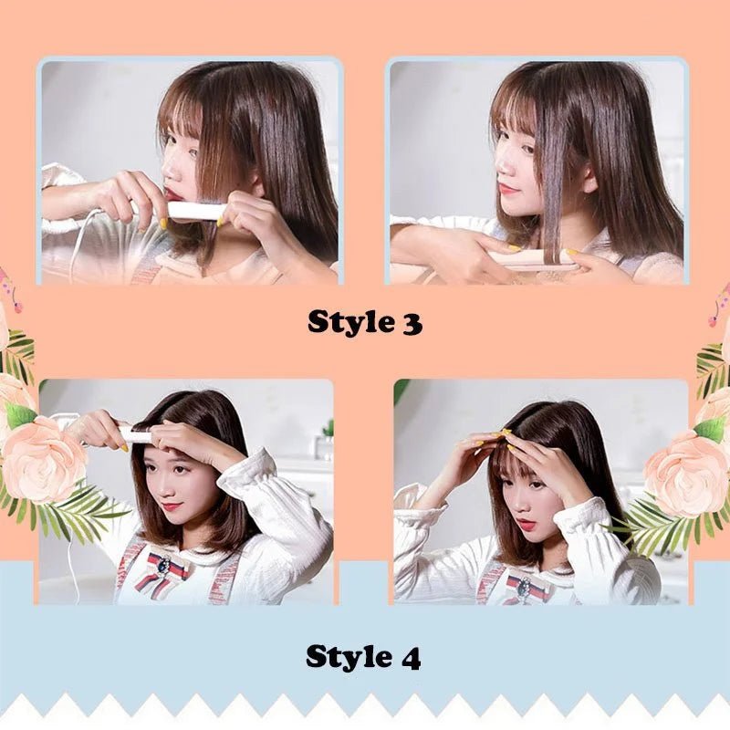 Mini 2-in-1 Ceramic Hair Straightener & Curler - Quick ShopBeauty & Personal Care