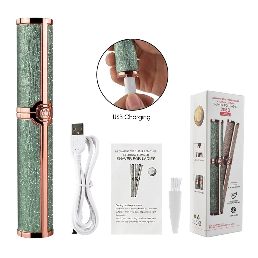 Painless Electric Facial Hair Trimmer - Quick ShopBeauty & Personal Care