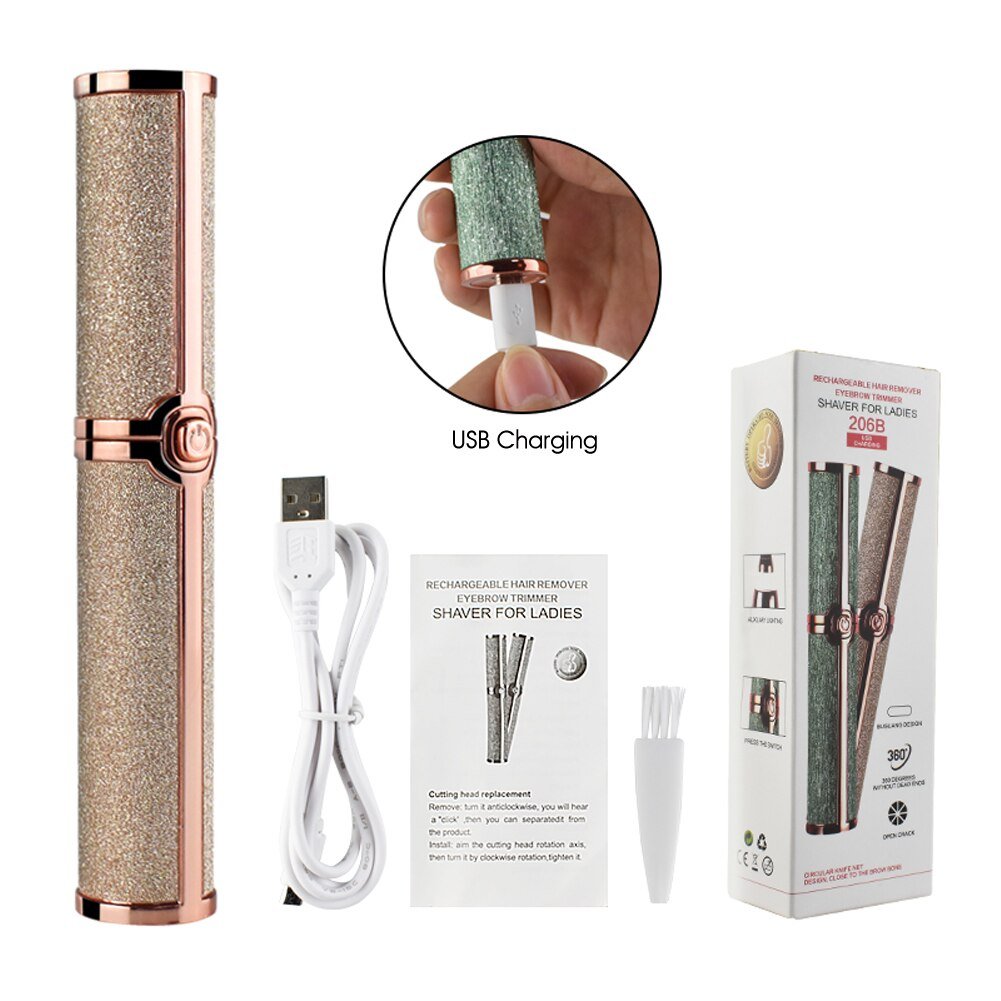 Painless Electric Facial Hair Trimmer - Quick ShopBeauty & Personal Care