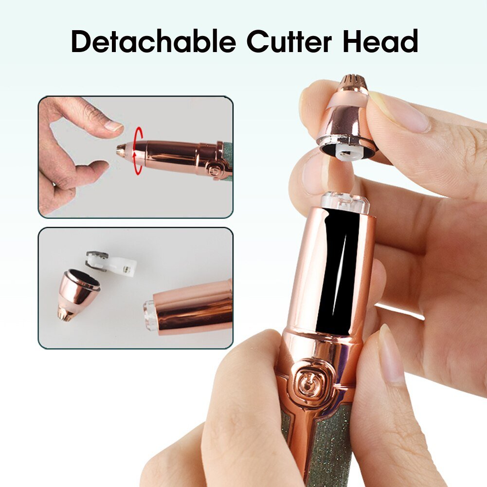 Painless Electric Facial Hair Trimmer - Quick ShopBeauty & Personal Care
