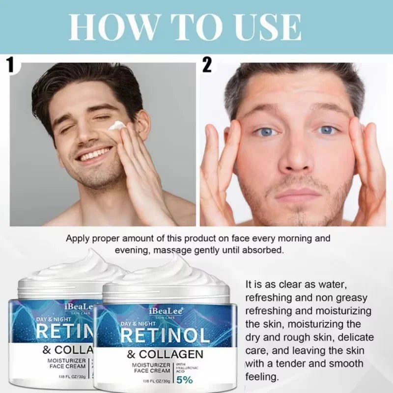 Retinol Anti-Wrinkle Cream for Men - Quick ShopBeauty & Personal Care