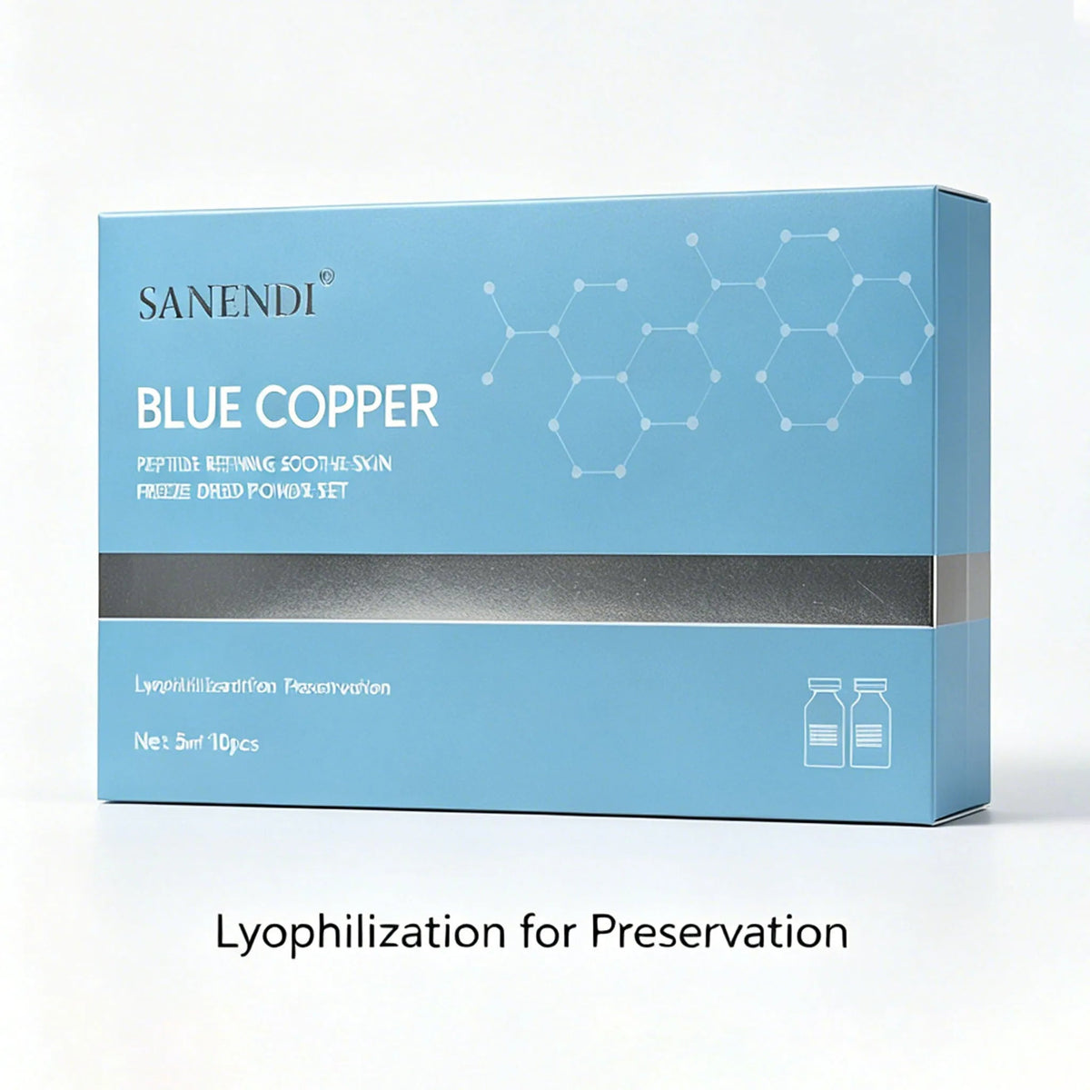 SANENDI Blue Copper Peptide Serum — 10 Vials - Quick ShopBeauty & Personal Care