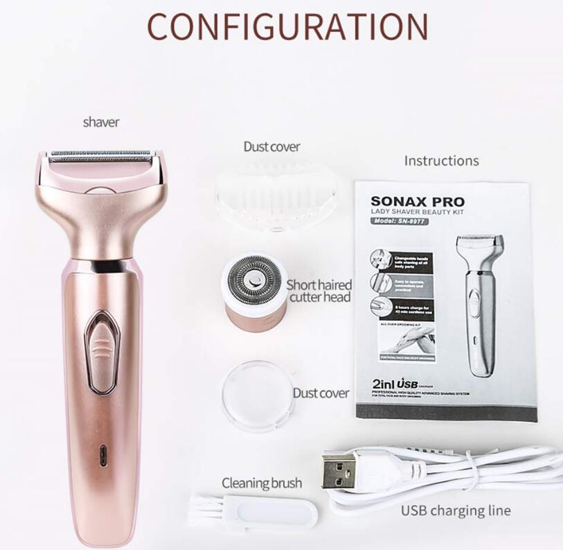 SONAXPRO 2-in-1 Electric Epilator & Shaver - Quick ShopBeauty & Personal Care