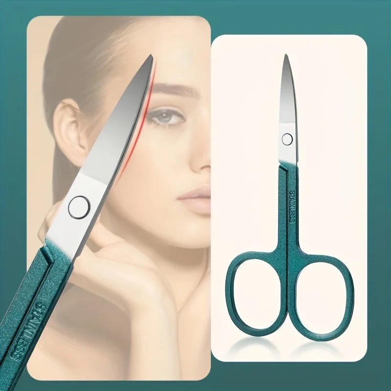 stainless steel manicure pedicure set with travel case