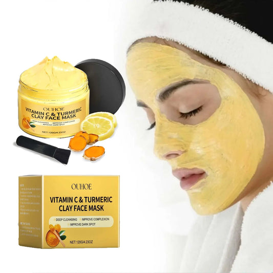 Vitamin C Turmeric Clay Mud Mask - Quick ShopBeauty & Personal Care
